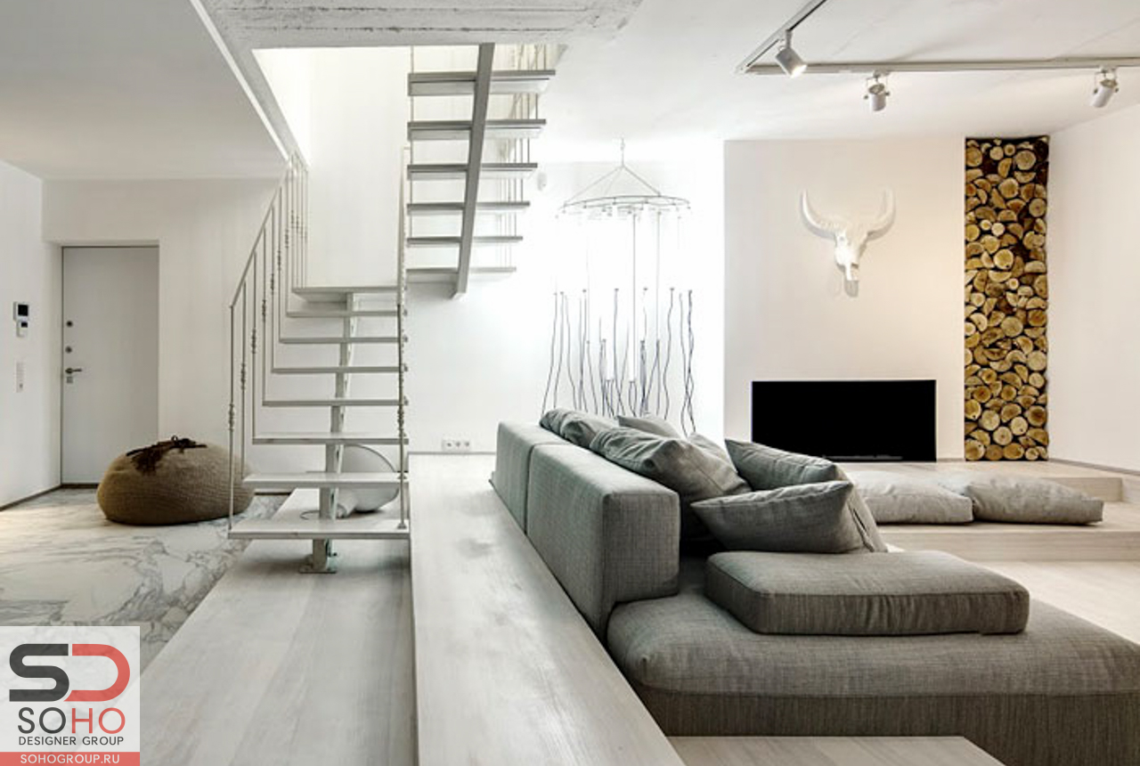 Дизайн интерьера дома, квартиры SOHO